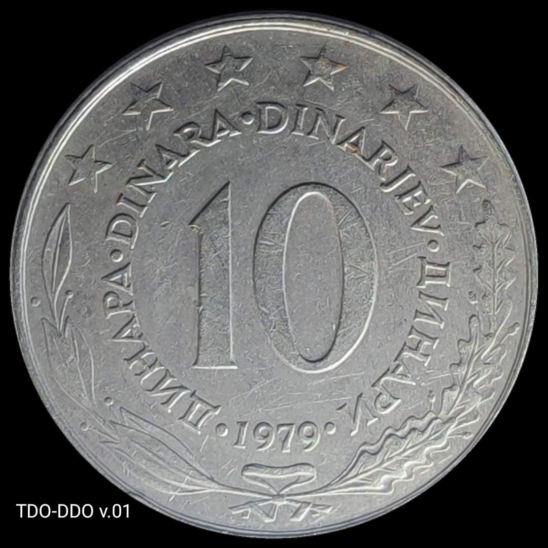 10-Dinara-1979-SFr-Jugoslavija-/-Tdo-Vs-DDO-Tdo-Ddo-V.01-&-DDO-V.02